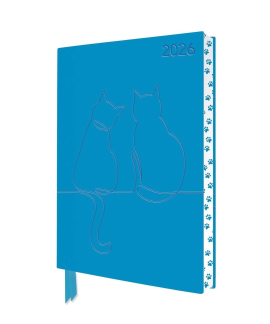 Zwei glückliche Katzen - Tischkalender 2026 - Tree Flame