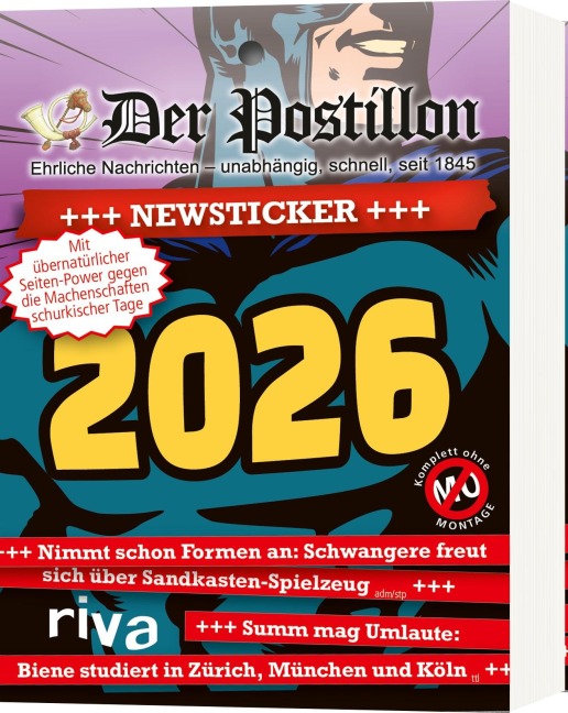 Der Postillon +++ Newsticker +++ 2026 - Stefan Sichermann