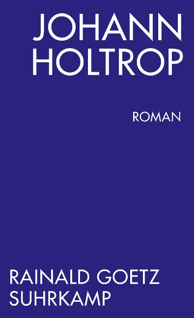 Johann Holtrop. Abriss der Gesellschaft. Roman - Rainald Goetz