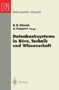 Cover-Bild zum Titel 'Datenbanksysteme in Büro, Technik und Wissenschaft' von ''