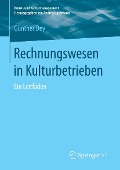 Cover-Bild zum Titel 'Rechnungswesen in Kulturbetrieben' von 'Günther Dey'