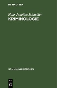 Cover-Bild zum Titel 'Kriminologie' von 'Hans Joachim Schneider'