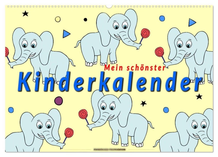 Mein schönster Kinderkalender (Wandkalender 2025 DIN A2 quer), CALVENDO Monatskalender - Peter Roder