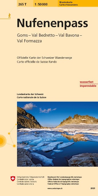 Swisstopo 1 : 50 000 Nufenenpass - 