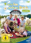 Cover-Bild zum Titel 'Tiere bis unters Dach' von 'Sebastian Andrae, Bele Nord, Moritz Freise, Andreas Schäfer, Biber Gullatz'