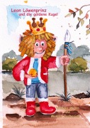 Cover-Bild zum Titel 'Leon Löwenprinz  und die goldene Kugel' von 'Wiebke Worm'