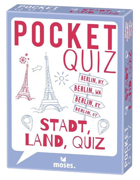 Pocket Quiz Stadt, Land, Quiz - Nicola Berger