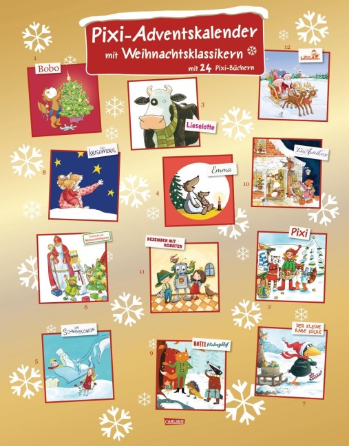 Pixi Adventskalender GOLD 2026 - Diverse