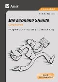 Cover-Bild zum Titel 'Die schnelle Stunde Geschichte' von 'Christina Baumann'