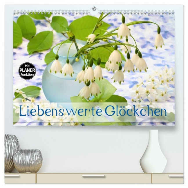 Liebenswerte Glöckchen (hochwertiger Premium Wandkalender 2026 DIN A2 quer), Kunstdruck in Hochglanz - Gisela Kruse