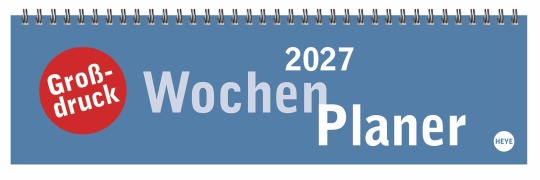 Cover-Bild zum Titel 'Großdruck Wochenquerplaner 2027' von ''