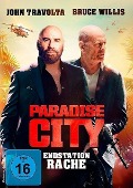 Cover-Bild zum Titel 'Paradise City - Endstation Rache' von 'Edward Drake, Corey Large, Chuck Russell, Sam Ewing'