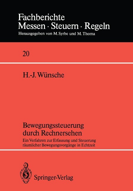 Bewegungssteuerung durch Rechnersehen - Hans-Joachim Wünsche