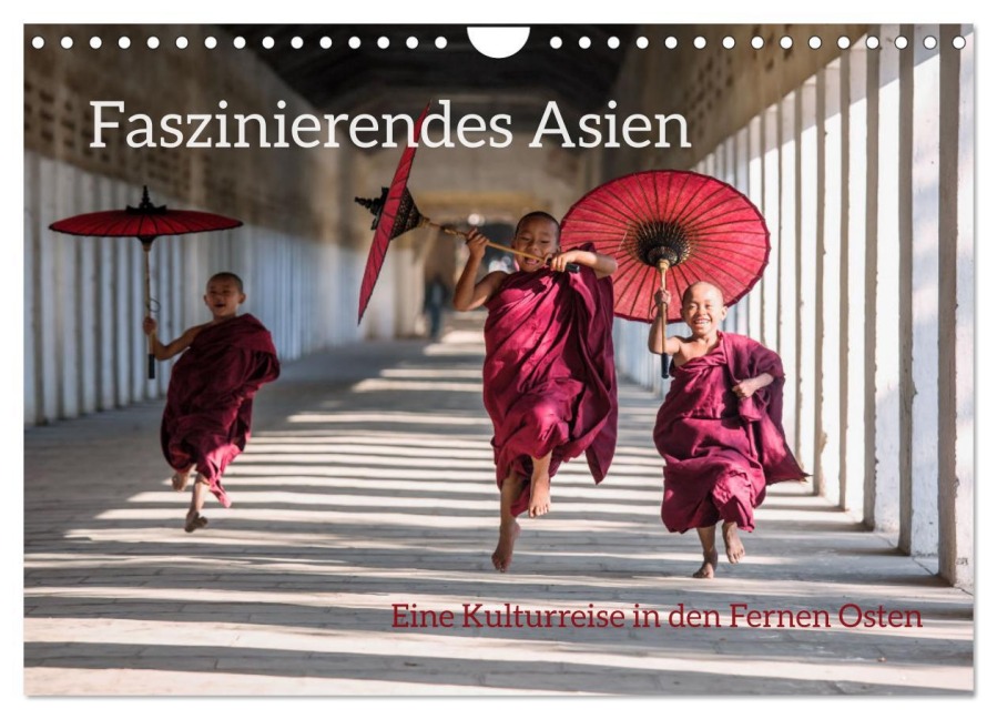 Faszinierendes Asien - Eine Kulturreise in den Fernen Osten (Wandkalender 2026 DIN A4 quer), CALVENDO Monatskalender - Matteo Colombo
