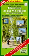 Cover-Bild zum Titel 'Radwander- und Wanderkarte mit Zick-Zack-Faltung Jakobsweg an der Via Imperii Leipzig-Hof' von ''