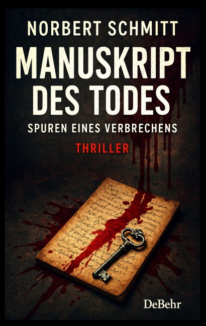 Manuskript des Todes - Spuren eines Verbrechens - Thriller - Norbert Schmitt