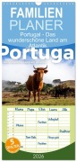 Familienplaner 2026 - Portugal - Das wunderschöne Land am Atlantik. mit 5 Spalten (Wandkalender, 21 x 45 cm) CALVENDO - M. Scott
