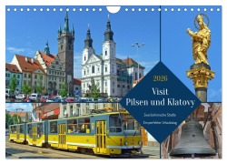 Cover-Bild zum Titel 'Visit Pilsen & Klatovy - Zwei böhmische Städte - Ein perfekter Urlaubstag (Wandkalender 2026 DIN A4 quer), CALVENDO Monatskalender' von 'Holger Felix'