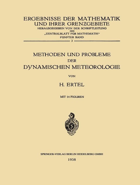 Methoden und Probleme der Dynamischen Meteorologie - Hans Ertel