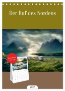 Cover-Bild zum Titel 'Tischplaner 2027 - Der Ruf des Nordens (A5 Tischkalender zum Aufstellen) CALVENDO' von 'Simone Wunderlich'