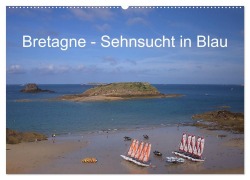 Cover-Bild zum Titel 'Bretagne - Sehnsucht in Blau (Wandkalender 2027 DIN A2 quer), CALVENDO Monatskalender' von 'Angelika Metzke'