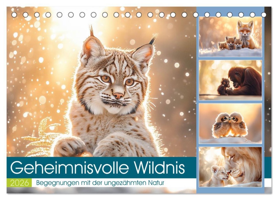 Geheimnisvolle Wildnis (Tischkalender 2026 DIN A5 quer), CALVENDO Monatskalender - Steffen Gierok-Latniak