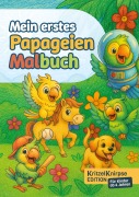 Cover-Bild zum Titel 'Mein erstes Papageien-Malbuch' von 'Svantje A. Lund'