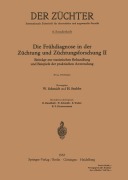 Cover-Bild zum Titel 'Die Frühdiagnose in der Züchtung und Züchtungsforschung II' von ''