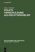 Cover-Bild zum Titel 'Staatsverschuldung als Rechtsproblem' von 'Günter Püttner'
