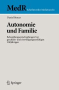 Cover-Bild zum Titel 'Autonomie und Familie' von 'Daniel Brauer'