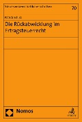 Cover-Bild zum Titel 'Die Rückabwicklung im Ertragsteuerrecht' von 'Patrick Schulz'