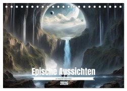 Cover-Bild zum Titel 'Epische Aussichten (Tischkalender 2026 DIN A5 quer), CALVENDO Monatskalender' von 'Babette Whitter'