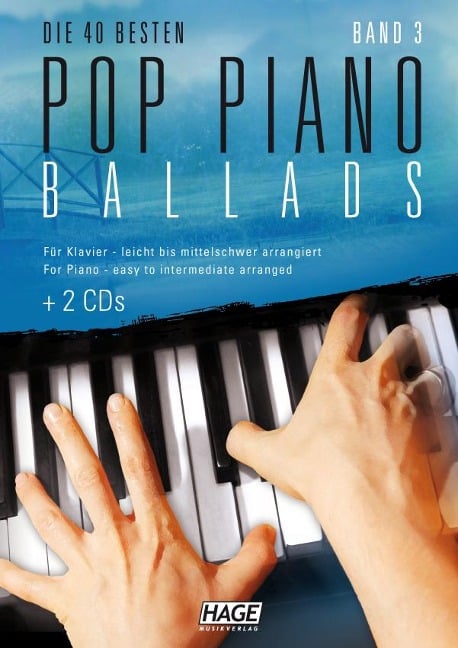 Pop Piano Ballads 3 mit 2 CDs - 
