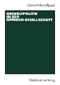 Cover-Bild zum Titel 'Umweltpolitik in der offenen Gesellschaft' von 'Gerhard Maier-Rigaud'