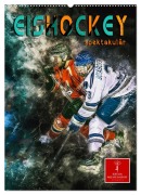 Cover-Bild zum Titel 'Eishockey spektakulär (Wandkalender 2026 DIN A2 hoch), CALVENDO Monatskalender' von 'Peter Roder'
