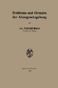 Cover-Bild zum Titel 'Probleme und Grenzen der Atomgesetzgebung' von 'Berthold Moser'