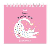 Mini-Kalender 2026 Have a purrrfect time! - 
