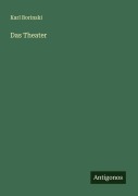 Cover-Bild zum Titel 'Das Theater' von 'Karl Borinski'