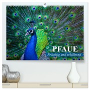 Cover-Bild zum Titel 'Pfaue. Prächtig und schillernd (hochwertiger Premium Wandkalender 2026 DIN A2 quer), Kunstdruck in Hochglanz' von 'Elisabeth Stanzer'