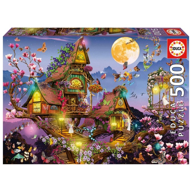 Educa - Elfenhaus - Puzzle 500 Teile - Mgl