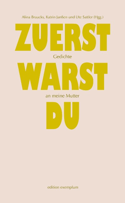 Zuerst warst du - 