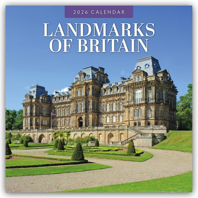 Landmarks of Britain - Sehenswürdigkeiten Großbritanniens 2026 - 16-Monatskalender - Robin Red
