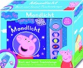 Cover-Bild zum Titel 'Peppa Pig - Pop-Up-Buch mit Taschenlampe - Bilderbuch mit 5 lustigen Geräuschen' von ''