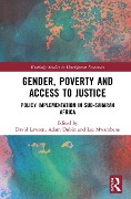 Cover-Bild zum Titel 'Gender, Poverty and Access to Justice' von ''
