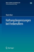 Cover-Bild zum Titel 'Haftungsbegrenzungen bei Freiberuflern' von 'Marie Kurz'