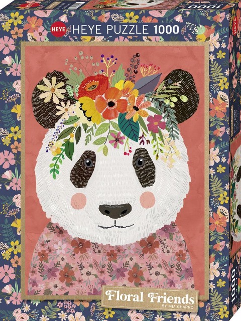 Cuddly Panda Puzzle 1000 Teile - Mia Charro