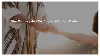 Cover-Bild zum Titel 'Obediencia y Restitución, Un Mandato Divino' von 'Fernando Davalos'