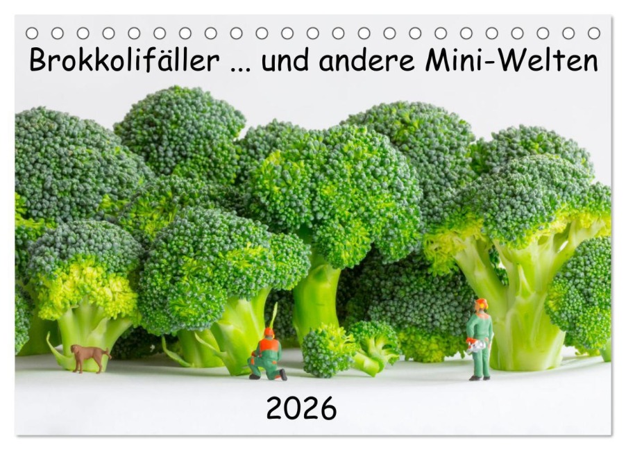 Brokkolifäller ... und andere Mini-Welten (Tischkalender 2026 DIN A5 quer), CALVENDO Monatskalender - Michael Bogumil
