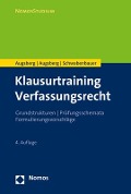 Cover-Bild zum Titel 'Klausurtraining Verfassungsrecht' von 'Ino Augsberg, Steffen Augsberg, Thomas Schwabenbauer'