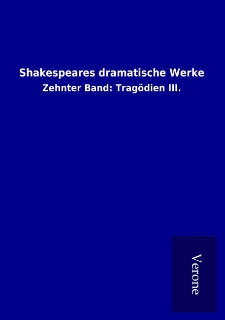 Shakespeares dramatische Werke - Shakespeare